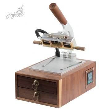 Handmade Leather Goods Box Type Hot Stamping Machine for LOGO and Trademark