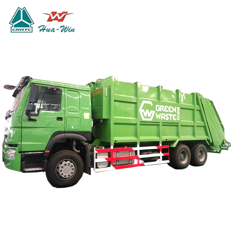 SINOTRUK compactor garbage truck 24cbm dustcart heavy duty bin wagon bin lorry