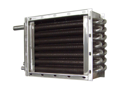 Steam air heat exchanger fin tube type