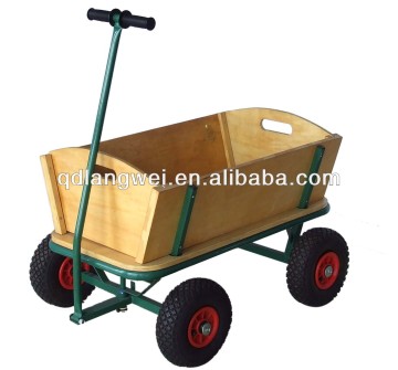 folding rolling garden cart