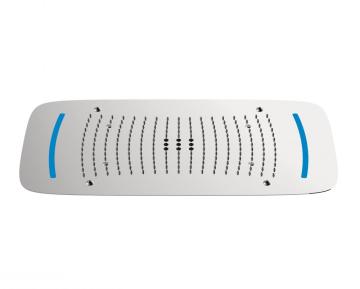 LED shower heads with illumination