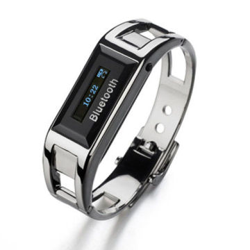 Vibrating Anti-theft Bluetooth Smart Watches Steel Bracelet For Girl
