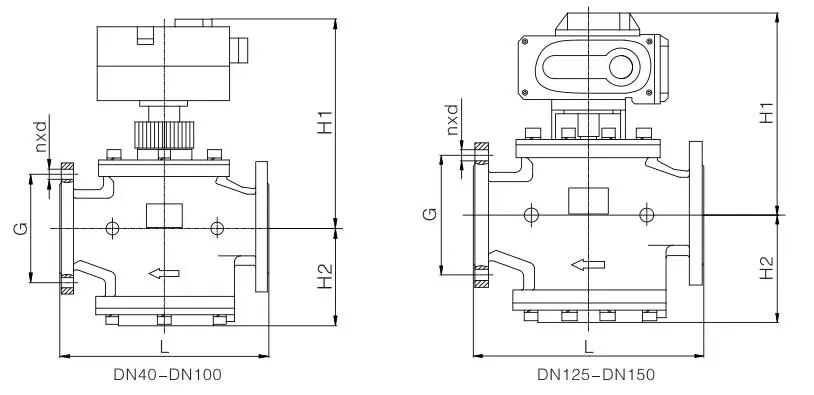 Ductile Iron Pressure Independent Control Valve Equal Percentage Flow Feature