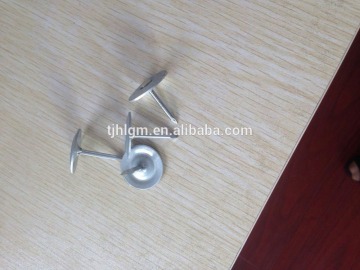 Metal round cap masnory nails/iron nails/roofing nails