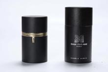 Black Cardboard Paper Tube Luxury Perfume Package Box