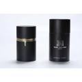 Black Cardboard Paper Tube Luxury Perfume Package Box