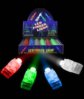 LED laser assort finger ring for party and promotional