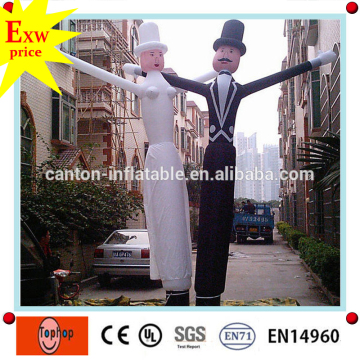 cheap diy inflatable air dancer costume bride and groom air dancer for sale