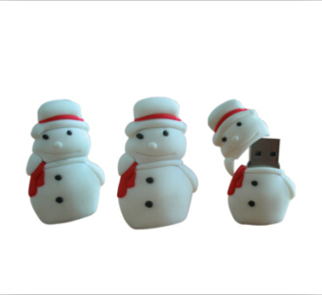 Christmas Holiday Gift Snowman USB Flash Memory