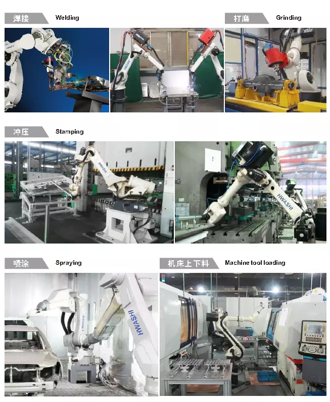 Hydraulic Pressure Industrial Small Handling Robot Arm 6 Axis Industrial Robots