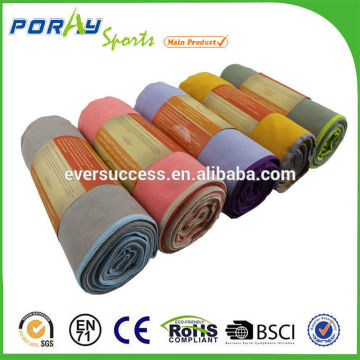 PORAY Best Bikram suede yoga mat towel