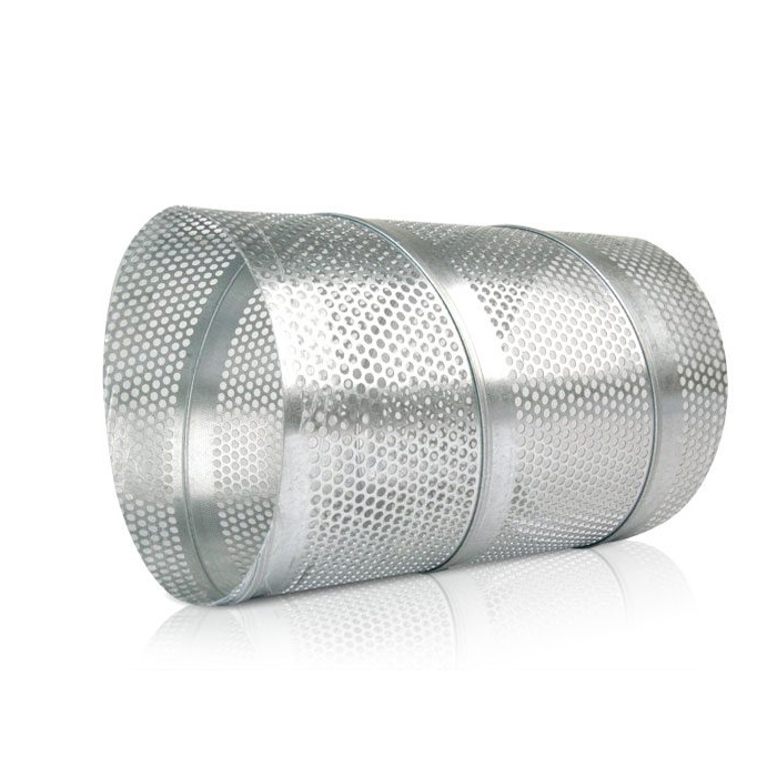 Customized metal straight perforated filter pipe metal tube cylinder