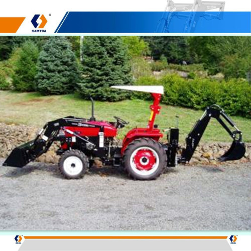 Farm Tractor with Backhoe Loader with CE
