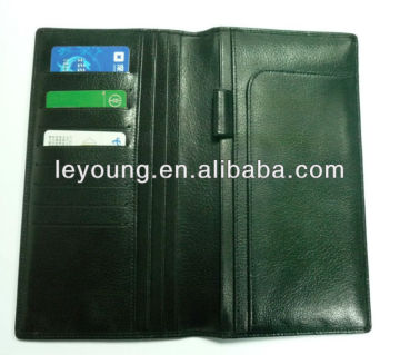 Handmade Embossed leather passport wallet