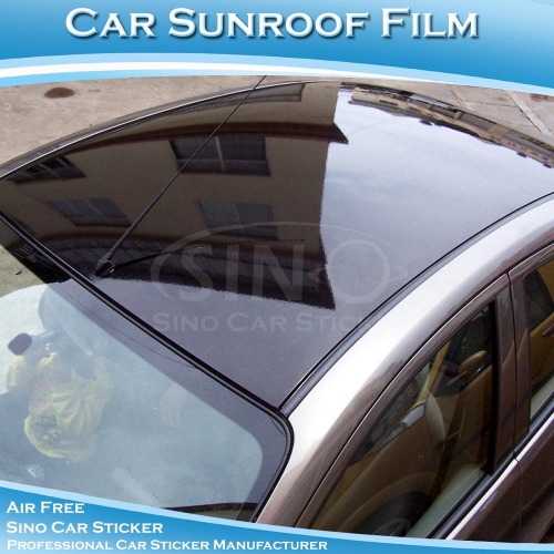 Kendini Wrap satış sıcak araba Sunroof Yapışkanlı Vinil