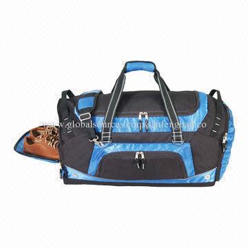 600D Dance Duffel Bag with 2 Side Pockets, Any Colors and Designs Available