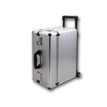 Silver Travel Aluminum Case with Wheels