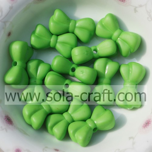 Matte Loose Plastic Beads Fashion Acrylic Solid Jewelry Butterfly Beads