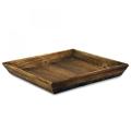 Square Wooden Pillars Candle Holders