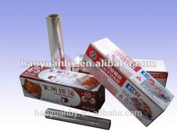 household aluminium foil for kitchen and food packing