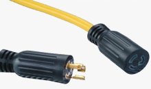 US extension cord Locking plug