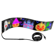 Flexible USB LED Car Sign with Custom Text and Animation