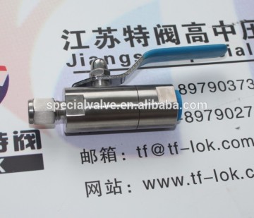 TF-LOK Stainless Steel female & tube NPT ball valves