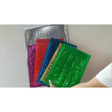 metalized foil thermal insulated metallic bubble mailer