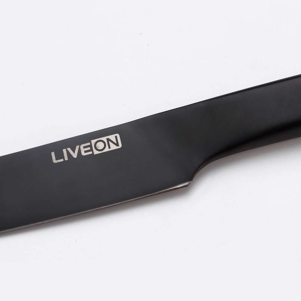 8 &#39;&#39; Black Oxide Stream-Line Coltello per affettare