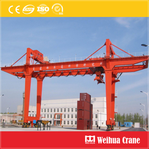 Rail-mounted container gantry crane