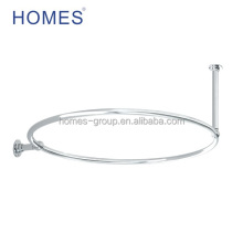 850mm Chrome Double Support Circular Shower Curtain Rail