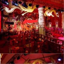 Dragon Column Pavilion Stage Ornament