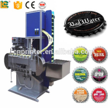 High speed full automatic bottle cap logo printing machine