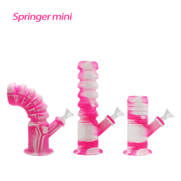 8.46" Springer Mini Collapsible Silicone Water Pipe
