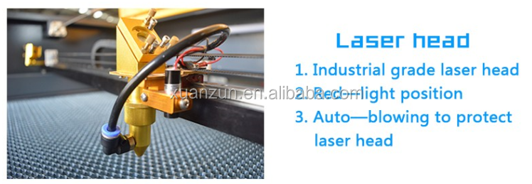 CNC laser engraving machine and co2 laser cutting machine for non metal material with water cooling pump