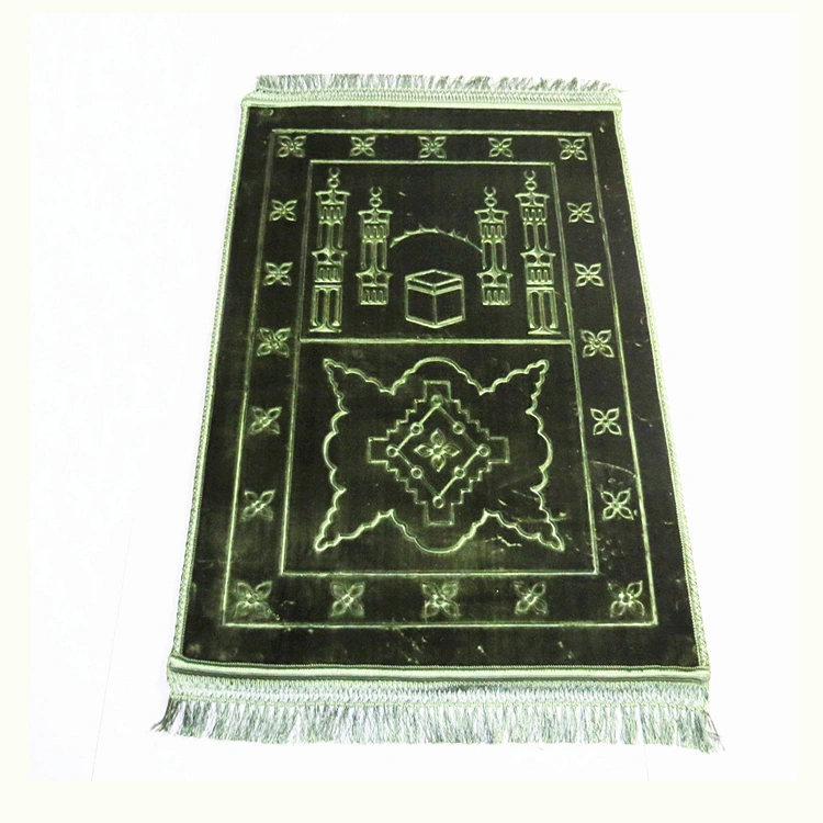 Popular Portable Tapis Folding Floor Karpet Muslim Prayer Rug Pocket Prayer Mat