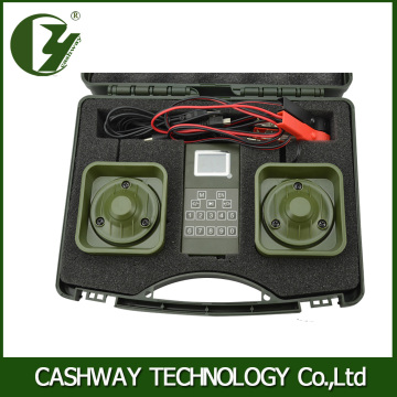 2X50W game call machine, bird control products, predator products with power off memory timer