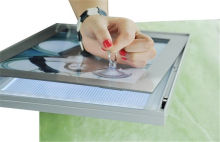 Magnetic Acrylic Ccfl Lamp Slim Led Light Box Silk-screen Edge Lit Panal