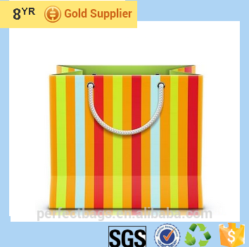 LAMINATED laminated paper gift bags for wedding paper bag