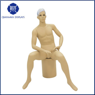Plus size skin color man mannequin dummy