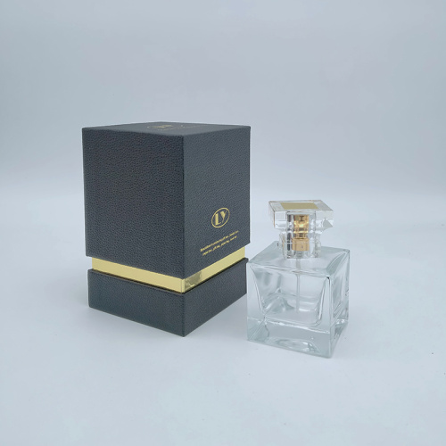 Hộp nước hoa tùy chỉnh gói parfum màu đen phổ biến