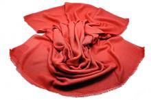 Worsted Solid Color Cashmere Scarf