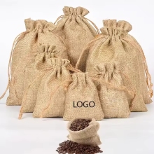 Wholesale Jute Drawstring Bags