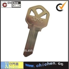 Brass kw1 key blank