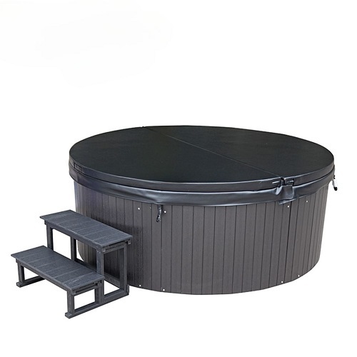 Down East Hot Tubs 8 Person Round Massage Outdoor Whirlpool Bathtubs
