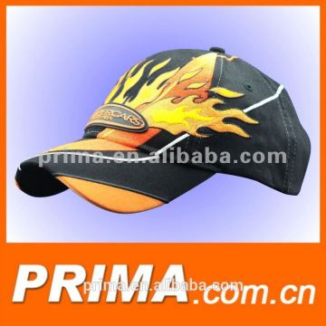 Fashion flame pattern sublimation printed baseball hat cap