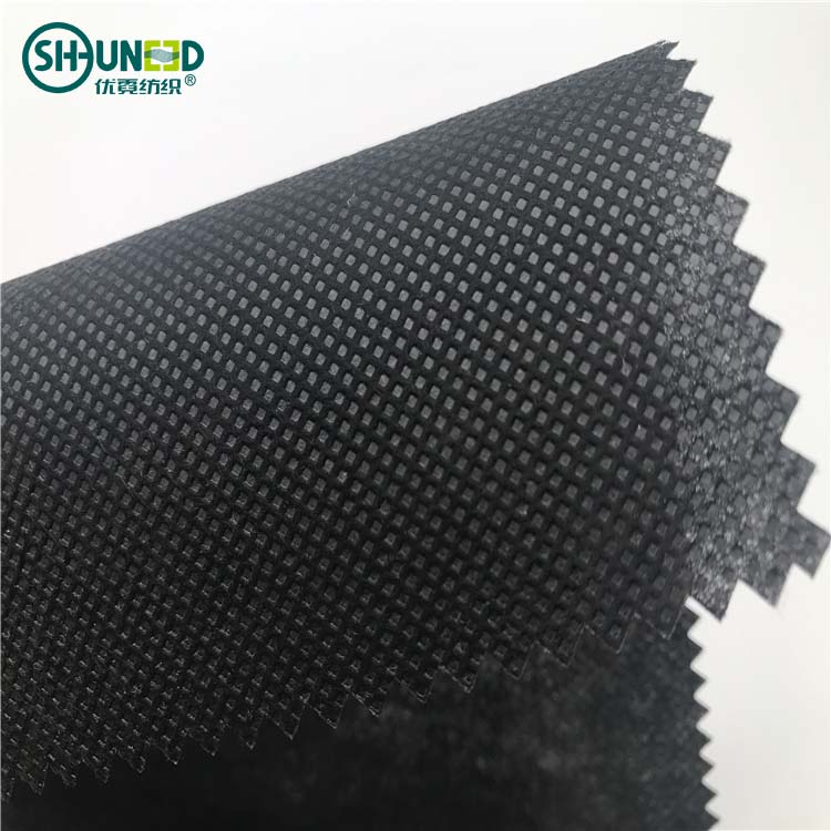 50gsm Black Eco-Friendly PP Spunbond Non Woven Fabric Rolls for Bags Manufacturing