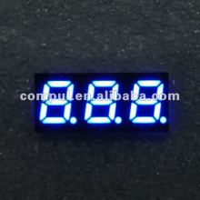 Small Size 0.28 Inch Three Digits Blue 7 Segment LED Digital Display