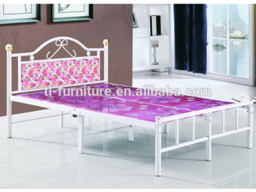 single metal bed frame /western bed frame/folding bed