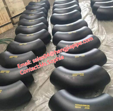 black paiting welded elbow 90deg SCH40